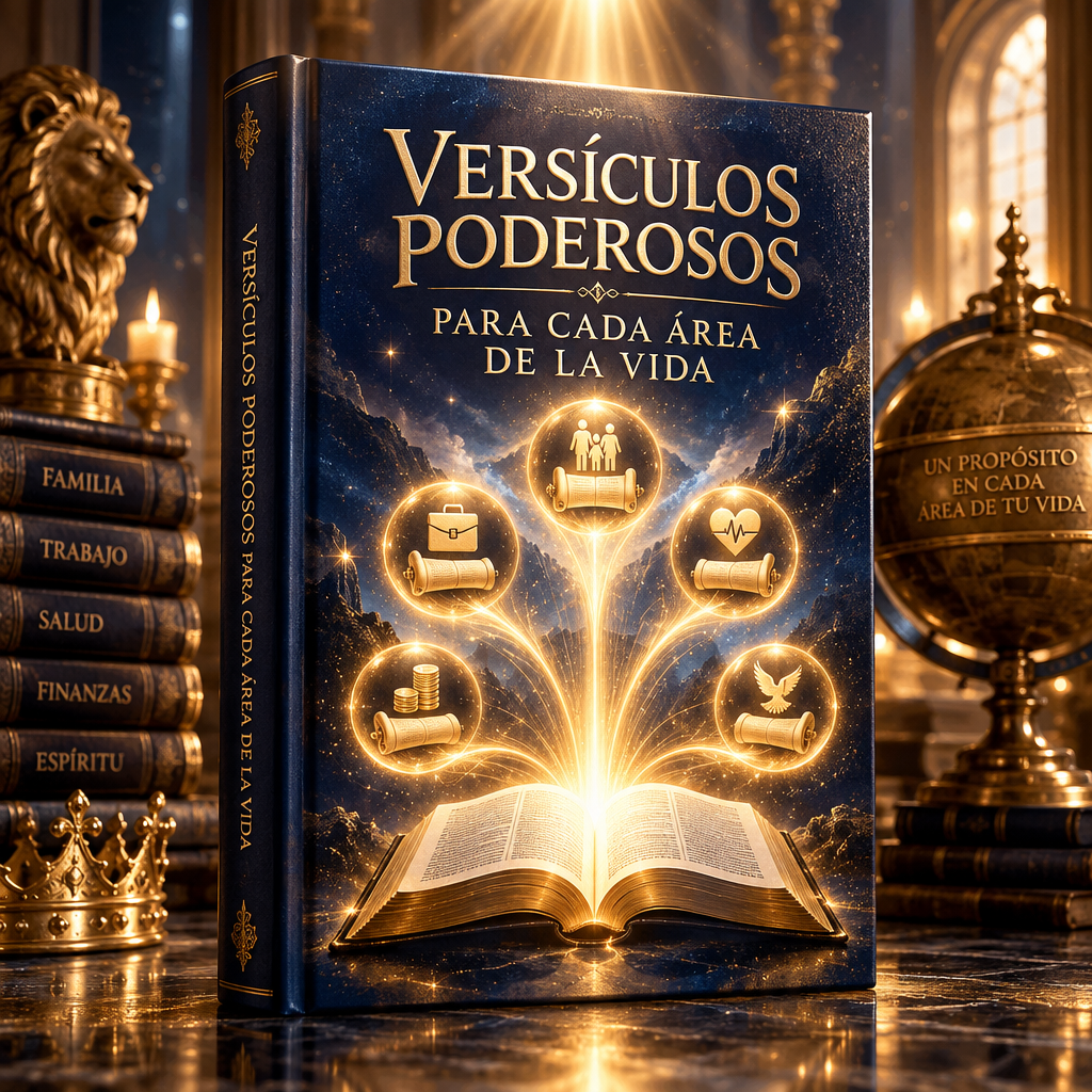 Portada de VERSÍCULOS PODEROSOS PARA CADA ÁREA DE LA VIDA